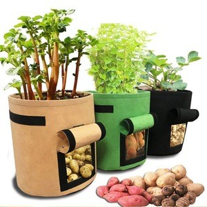 instock garden vegetable grow bag felt plant grow bags