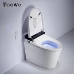 Intelligent toilet floor mounted ceramic one-piece water closet wc japanese electronic smart intelligent wc toilet bowl price
