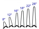 Iron Metal Type and Furniture Leg Type 28 inch hairpin legs