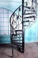 Iron stair designed