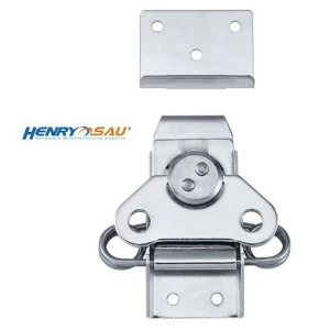 Italy-style recessed rotary butterfly latch toggle lock steel rotary staple hasp lock cabinet door lock cylinders