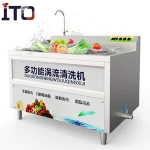ITO-YSXCJ  Vortex Bubbles Fruit/ Vegetable Washer Washing Machine  For Restaurant
