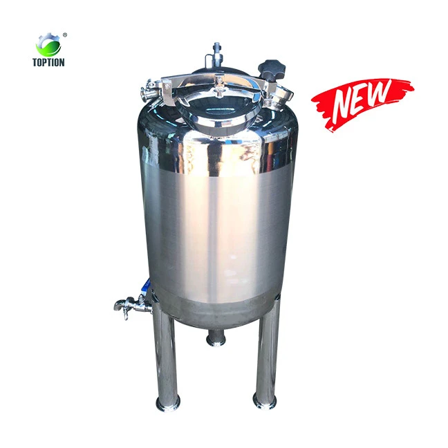 jacketed stainless steel tanks single layer storage tank