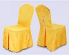 Jacquard Banquet Chair Cover Wedding Polyester Damask Ruffled Chair Cover Hotel Polyester Stretch Chair Cover for Party Hall