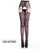 Jacquard mesh stockings lingeries Lace Garter Belt Sock Over The Knee High Female Stockings