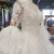 Import Jancember AHTL615 Elegant ostrich feather White Tulle and Lace Bridal Gown with Appliqued Wedding Dress from China