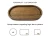 Import Japanese Oval shape Acacia beech walnut wood serving tray wooden coffee milk snack cake cheese children snack fruit food plate from China