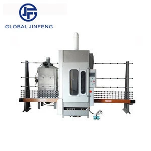 JFP1600 PLC glass marble sand blasting machine with CE for building frosted glass marbles