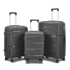 JINYI New Arrivals Suitcase Polypropylene Unbreakable 2024 Polypropylene Suitcases Koffer Set 3 Pcs Luggage