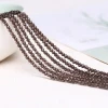 Kahkashan Jewelry Natural Smoky Quartz 2mm Round Faceted Loose Beads Diy Jewelry Making China Factory Wholesale
