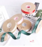 KCCB 2020 New   gift box ribbon satin english letter ribbon christmas cake box korean packing box ribbon
