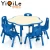 Import kids furniture attractive and high quality kids furniture of table and chairs ,student round table from China
