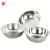 Import Kitchen 3pcs stainless steel washing basin strainer stainless steel colander set fruit vegetable rice sieve colander set from China