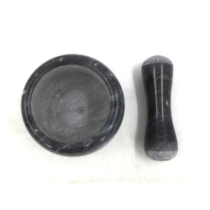Kitchen Household Marble Mortar and Pestle Spice Grinder Manual