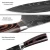 Import Kitchen Knives Japanese stainless steel Slicing Santoku Tool Laser Pattern 8pcs Imitation dual damascus chef knife set from China