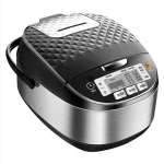 Kitchen Multifunction Automatic Portable Digital Rice Cooker Low Sugar 4L Stainless Steel Cylinder Electric Rice Cooker Steamer