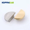 Koppalive Brass half moon wardrobe handles and knobs cabinet semi circle pull handles furniture hardware factory