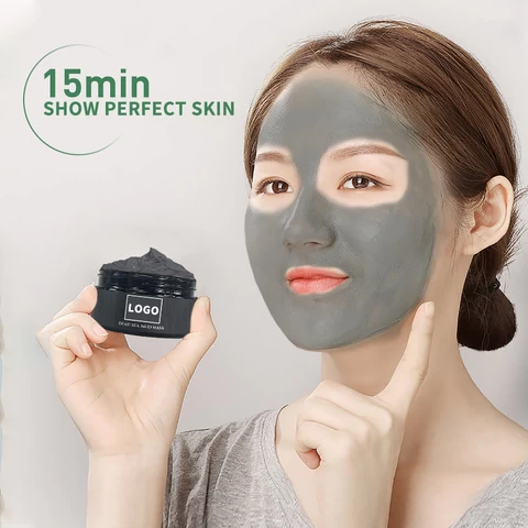 Korean Cosmetics Professional Skincare Exfoliating And Whitening Shea Butter & Dead Sea Mud Mask