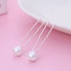 Korean style alloy pearl hairpin hair fork bride wedding tiara wedding jewelry factory direct wholesale