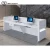 Import Lacquer SPA Reception Counter Modern Office Front Desk Commercial LED Reception Desk from China