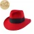 Import Ladies Panama Style with Ribbon Trim Wool Felt Fedora Hat from China