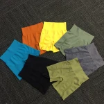 Ladies Sweat Absorbent Compression Running Shorts Gym Sports Breathable Womens Yoga Shorts