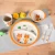 Import Ladybug Compartement Bamboo Fiber Dinnerware Set For Children from China