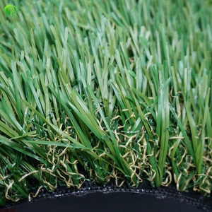 Landscaping Garden Grass Sport and straight yarn+ curly yarn yarn shape synthetic grass for home decoration
