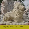 Large Garden Decoration Hand Carved Stone Carvings and Sculptures Marble Lion Statues for sale