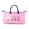 Large Lightweight Foldable Camping Sports Girl Waterproof Travel Pink Women Glitter Duffel Bag