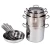 Import large straight shape cookware cooking high quality 13pcs 555 304 stainless steel soup &amp; stock pots from China