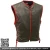Import LATEST DESIGN INTERCEPTOR LACE SIDE CLUB BIKER VEST(RED TRIM AND RED ZIPPER) from Pakistan