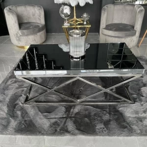 Leading Manufacturer Gold Stainless Steel Mirrored Coffee Table Side Table End Table in Wholesale price