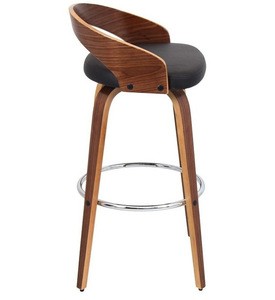 Leather  Wooden  Bar Chair Stool Bar  Chair/Oak Wood High Chair for Bar Table