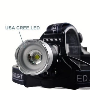 LED sensor light head lamp flashlight usb rechargeable 18650 xm-l2 headlamp