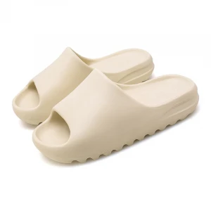 Lightweight Open Toe Shower Shoes EVA Sole Non Slip Women Home Slippers