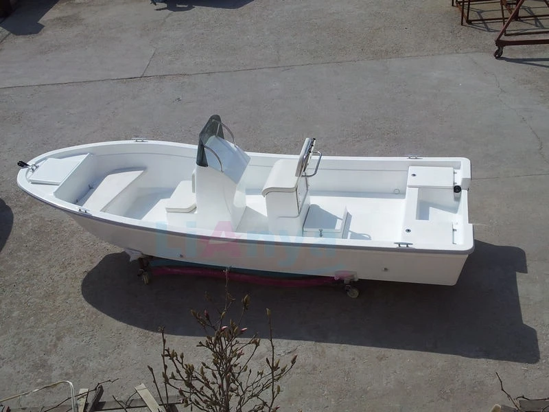 Liya 5.8m fiberglass motor boat fiberglass fishing ship panga boat builders