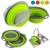 Import LOW MOQ 2 Pieces Kitchen Silicone Collapsible Fruit And Vegetable Colander Drainer Set from China