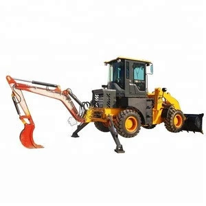 Low noise strong power construction machines new products mini backhoe loader wheel mini excavator with factory price