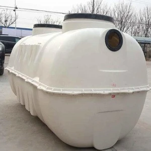 Low price 2m3 Fiberglass GRP FRP Domestic Small Septic Tank, 500 gallon SMC septic tank