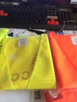 low price CE protective safety vest with reflective tape/120GM/M2 ( EN 471 Passed)