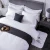 Import Luxury 100% cotton bed sheet bedding sets 1cm stripe hotel Duvet cover from China