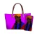 Luxury Design Handbags for Women African American Girls Black Art Shoulder Tote Bag Ladies 2pcs Purse&amp;Handbag Set