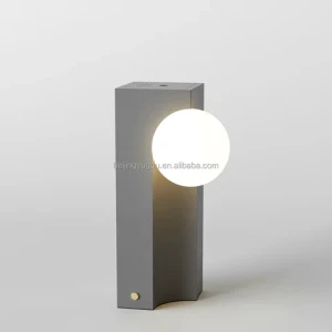 Luxury Led Desk Lamp Dimmable Rechargeable Touch Concrete Desk Lamp Home Decor Lamp Nordic Modern Design Gift