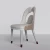 Import Luxury restaurant dining chair cover vintage high-end post-modern hotel banquet leather back solid wood upholstered side chair from China
