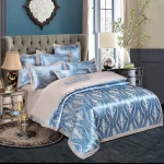 Luxury Tribute satin Pure nature bamboo fiber bedding sets bed sheet 100% Cotton bedding sets BSS527