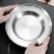 Import Luxury Wholesale Kitchen Dining Wedding Restaurant Stainless Steel Plate Double Layer Steak Dish Dinnerware Set from China