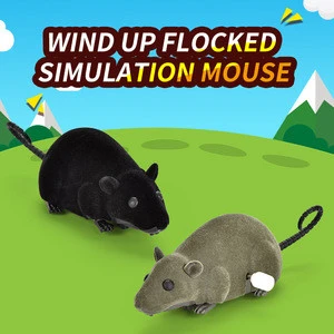 Magic Halloween Trick Toy Simulation Wind Up Mouse for Kids