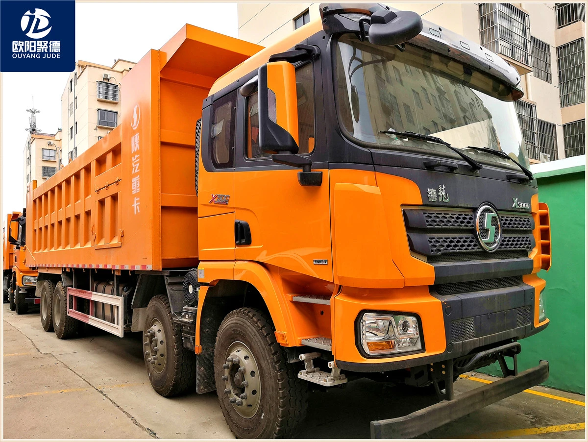 Major Engineering Site Transport Sands  Stones Earth Building Materials Rear  Dump 8x4 Heavy Duty Truck Trailer on sale