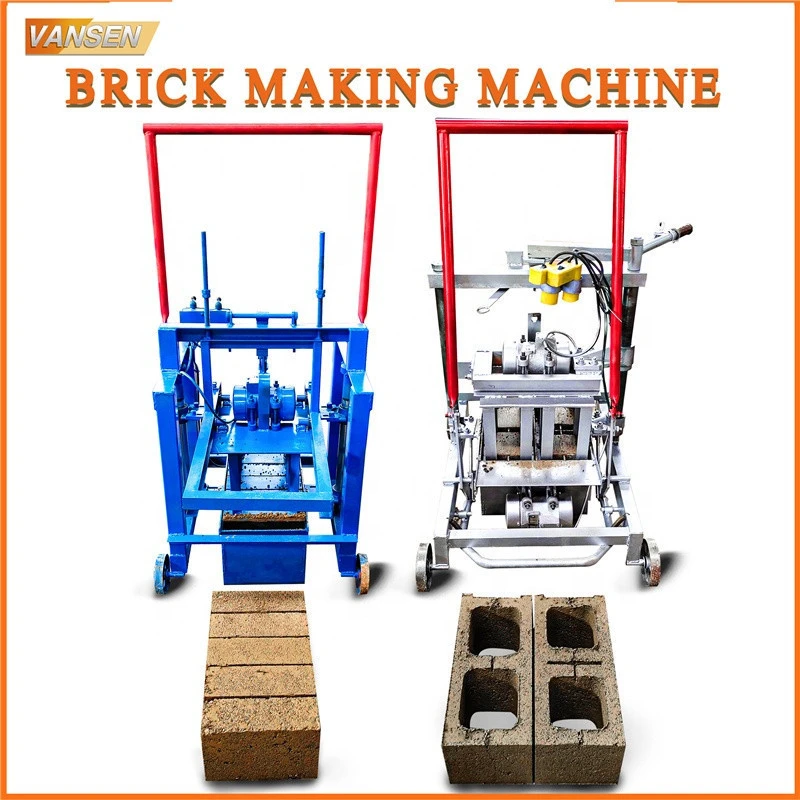 Manual Hollow Cement block mouding machinery pdf manual brick making machine